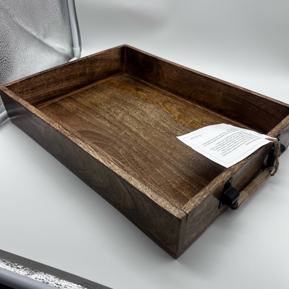 Thirty-One Close to Home Wood Serving Tray